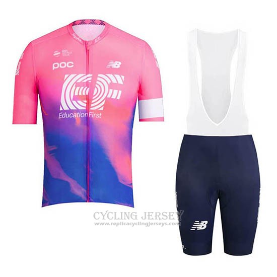 2019 Cycling Jersey EF Education First Pink Short Sleeve and Bib Short